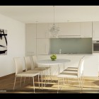 Shining White Themed Dining Room Design Ideas