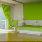 Simple Green Bedroom by eMMka