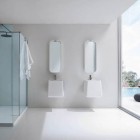 Simple Modern Bathroom with Twin Wastafel from Rexa
