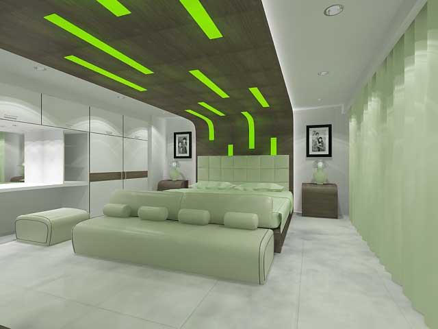 Siper Cool Green Bedroom by Robi Hartono