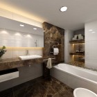 Special Modern and Minimalist Bathroom Designs Marble and Corian