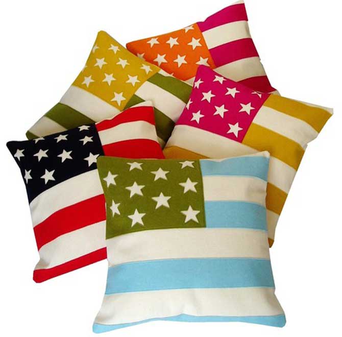 Teenager American Flag Pillow Ideas