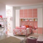 Unique Pink Room with Wall Photos Decoration