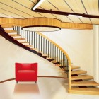 Wooden Spiral Stairs Design Ideas