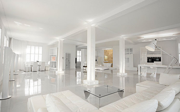 Awesome House with White Interiors Addict