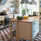 Awesome IKEA Kitchen Design with Floor Squares