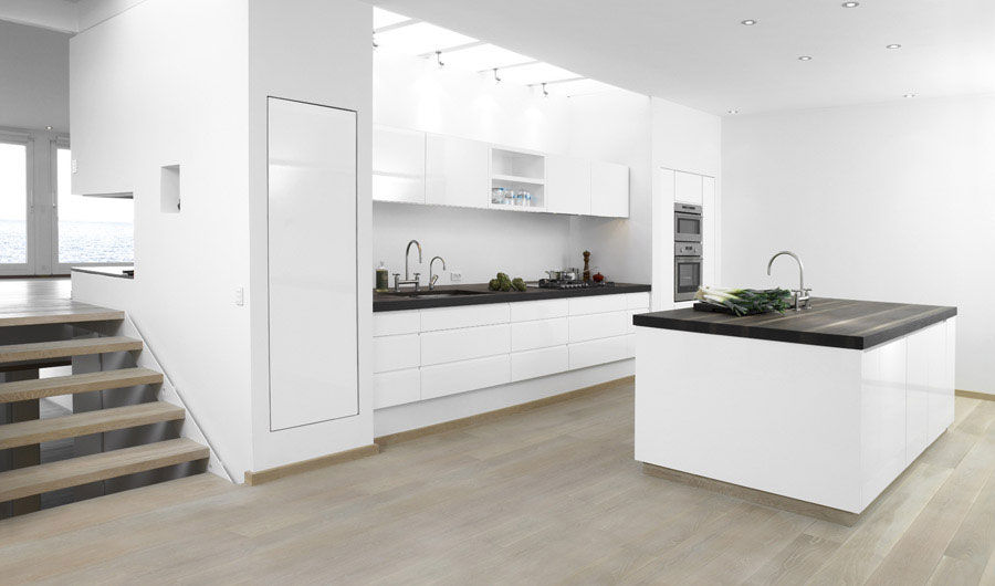 Clean White Kitchen Design Ideas