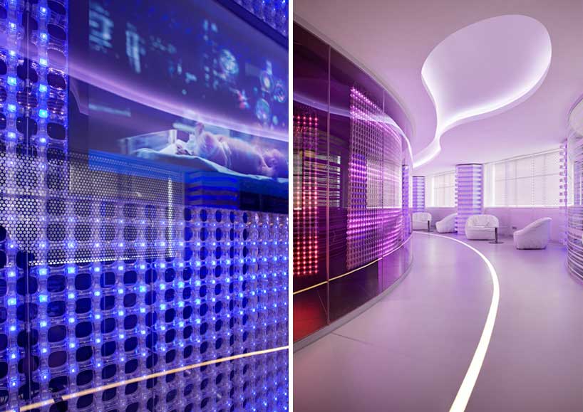 Futuristic Interior of IBM Executive Office in Rome Architecture