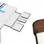 Cool Study Desk for Modern Teen Room Design from Kaijustudios