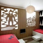 Doble Bed Hotel Room with Lanter Decoration