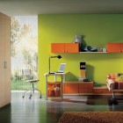 Fresh Green Color Childern Rooms