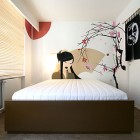 Geisha Artistic Mural Hotel Room