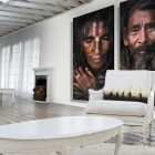 Indian Tribes Wall Posters in Loft Living Room