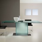 Modern Glass Box Dining Table Design Ideas 2011