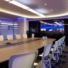 Modern Meeting and Presentation Room with Large LCD