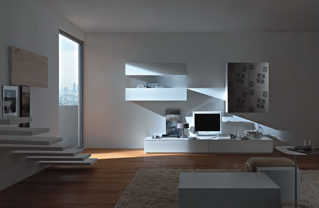 Modern and Minimalist  Wall  Unit Inspirations Interior 