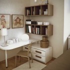 Modern and Beige Small Workspace Decor