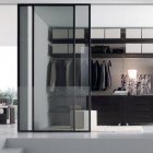 Sophisticated Walk in Wardrobes for Women with Sliding Glass