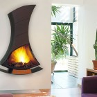 Unique Wall Fireplace Design