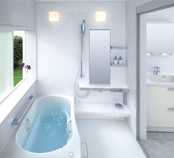 White Small Bathroom Design Sprino