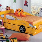 Yellow Car for Kids Bedroom Design
