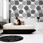 Cool Black and White Wall Sticker for Bedroom
