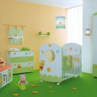 Cute Baby Nursery Room With Winnie the Pooh Furniture Decor