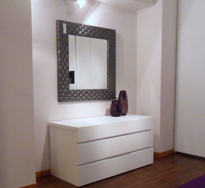 Modern Bedroom Furniture With Square Miror Ideas