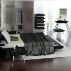 Modern Bedroom with LCD TV