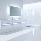 Modern and Hi Tech White Bathroom Inspirations