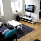 Techy and Standard living Room Style with LCD TV