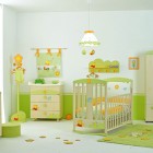Winnie the Pooh Baby Nursery Room Decor with Flower Mirror Frame