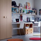 Double Study Desk and Computer Design for Kids