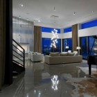 Great Living Room Lighting with Piano