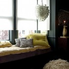 Modern Sofa Living Room Apartmen with Unique Chandelier