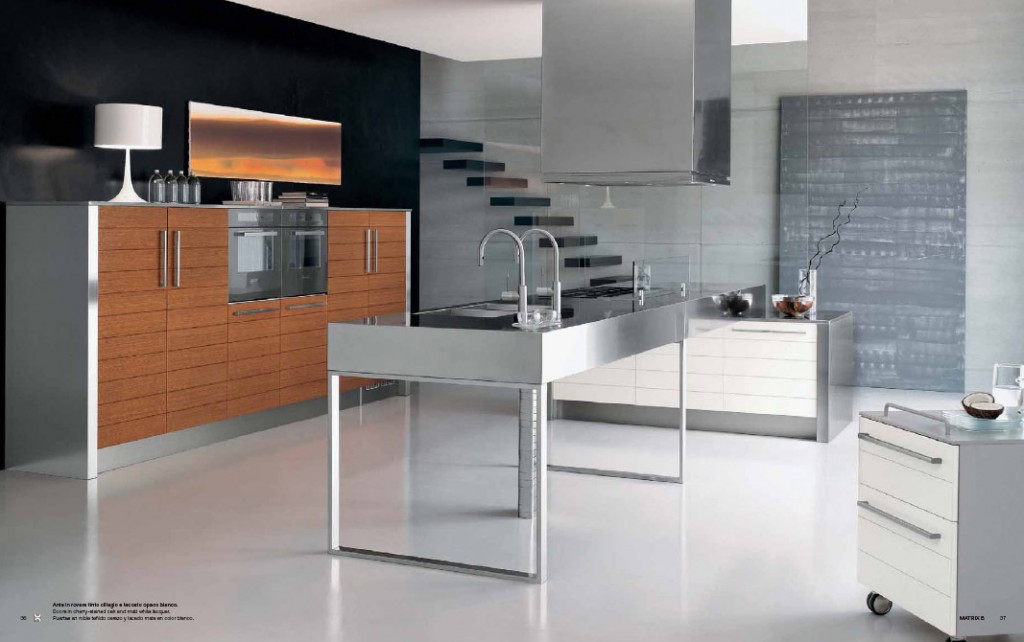 Stainless Steel Countertops Kitchen by Berloni