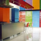 Cool and Colorful Rainbow Kitcen Design