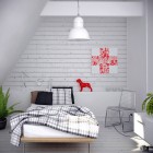 Grey Bedroom Design with Wooden Wall Ideas