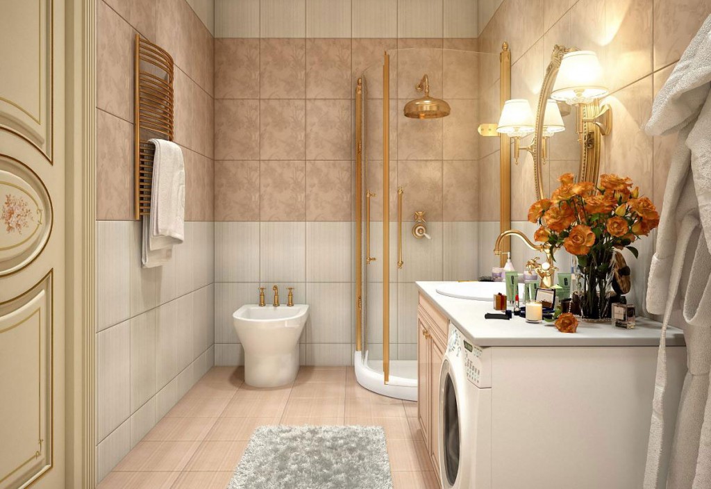 Luxury Gold Panel of Decorative Tiles