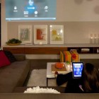 Modern Living Room with Futuristic Furniture
