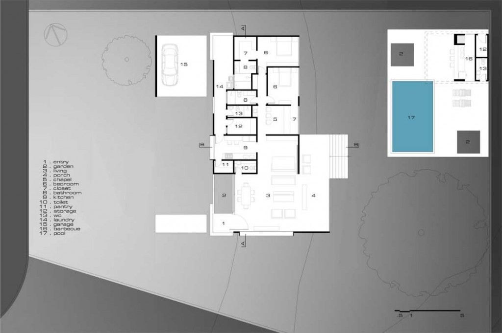 Sketch Design of House Carqueija