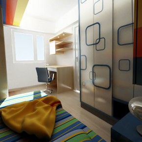 Small Kids Room with Modern Storage Ideas