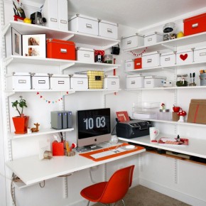 Stylist Orange White Office with MAC
