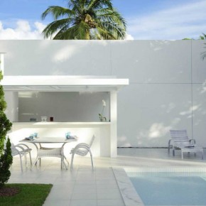 Tropical White House Design Inspirations
