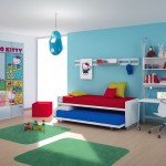 Blue and White Hello Kitty Kids Room