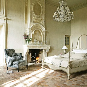 Luxury French Bedroom Furniture with Fireplace Ideas