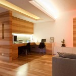 Minimalist Wood Home Office Design