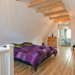 Attic Bedroom with Wooden Floor Ideas