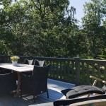 Beautiful Lounge Terrace with Garden View