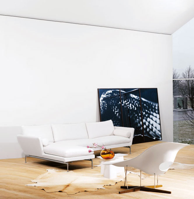 Luxury White Leather Sofa Living Room - Interior Design Ideas